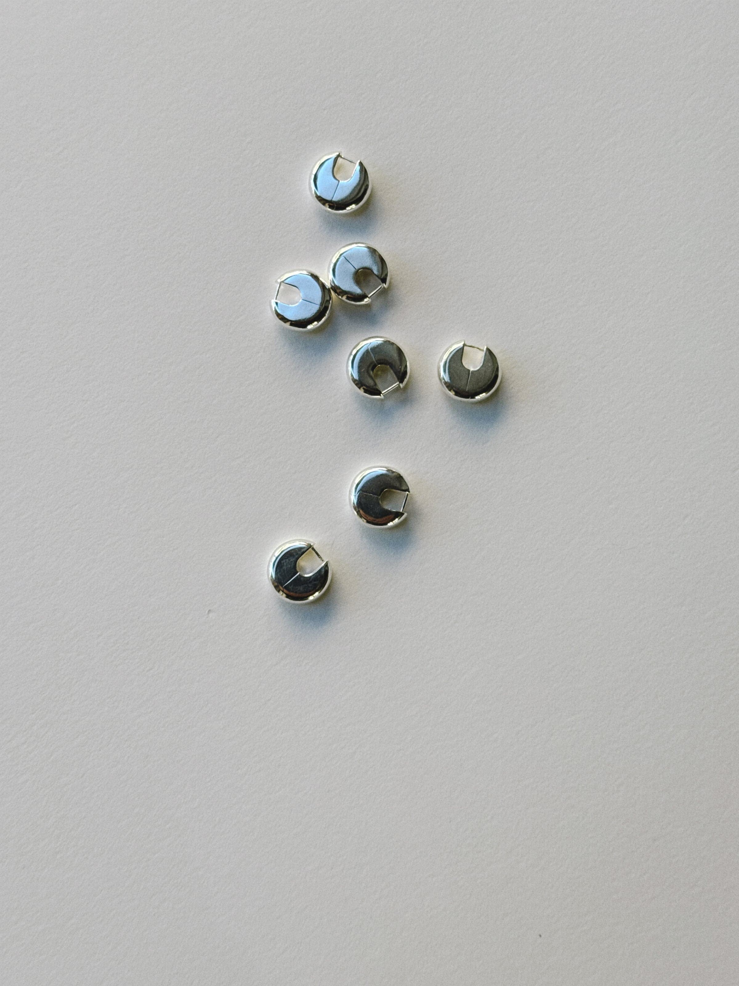 Disc earrings small
