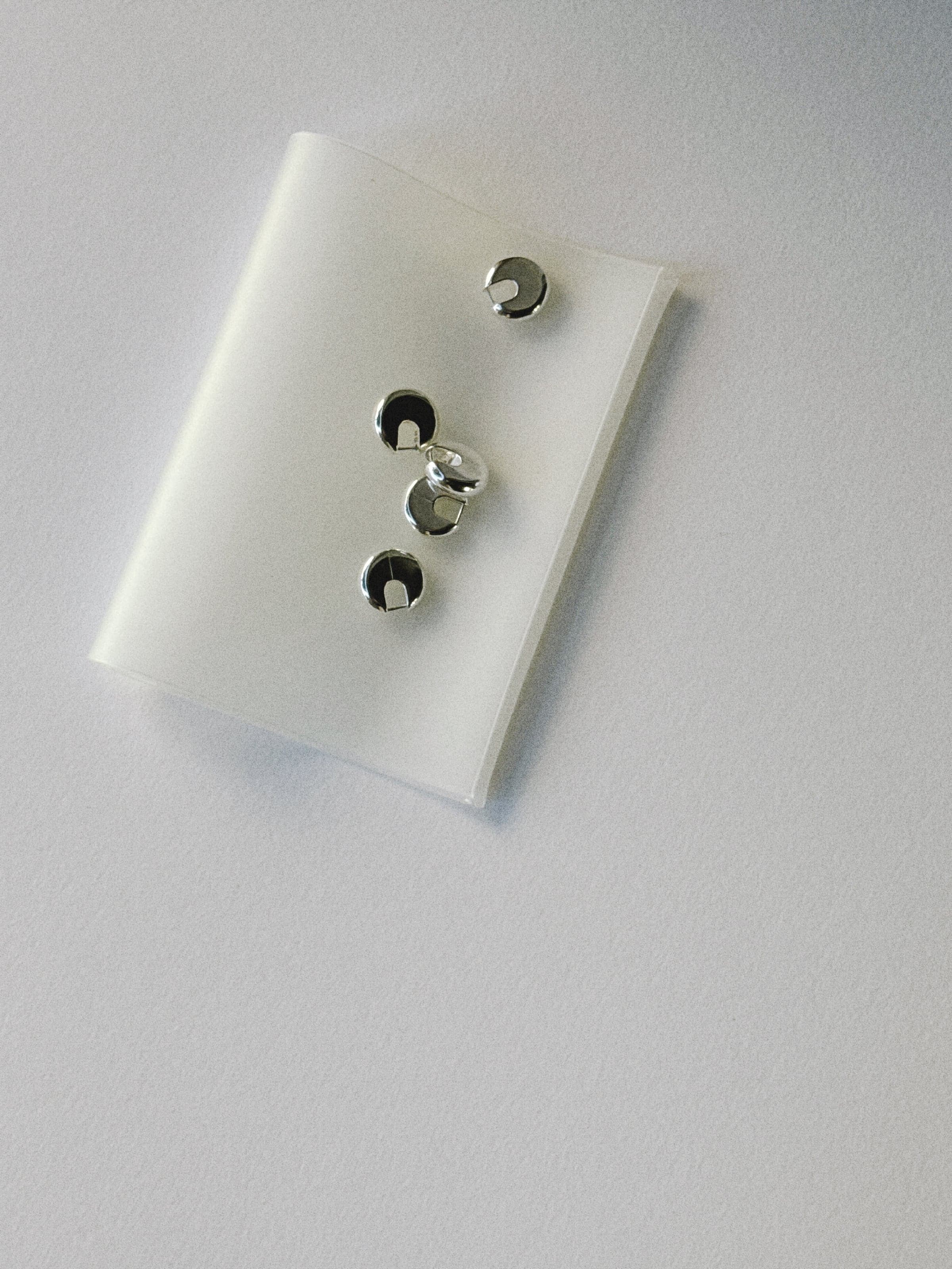 Disc earrings small