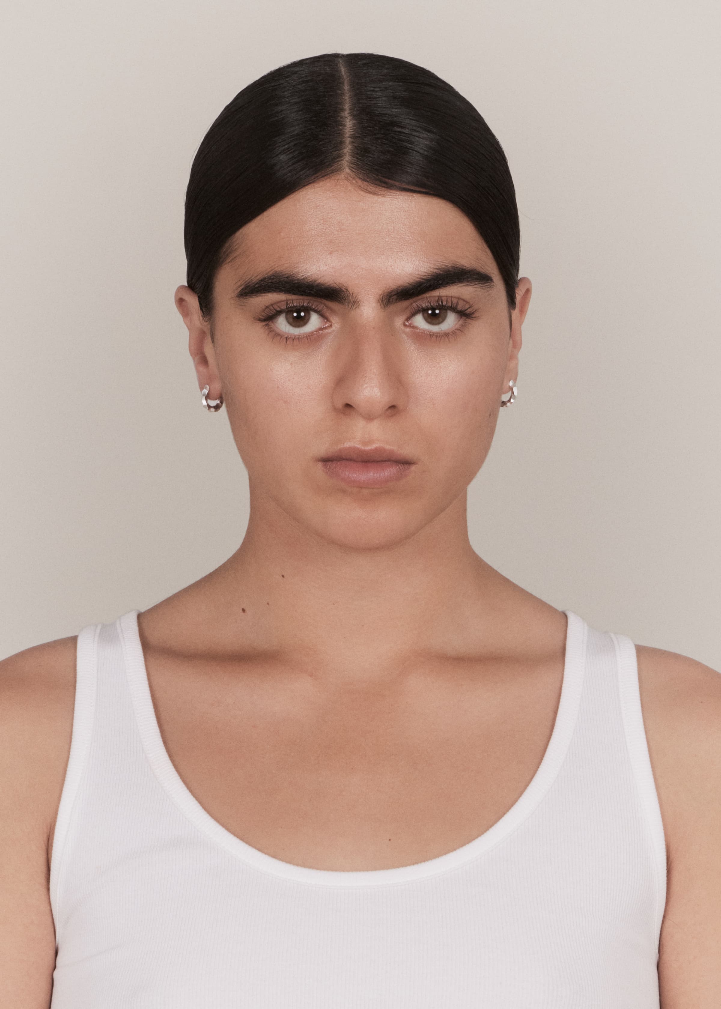 Round earrings small