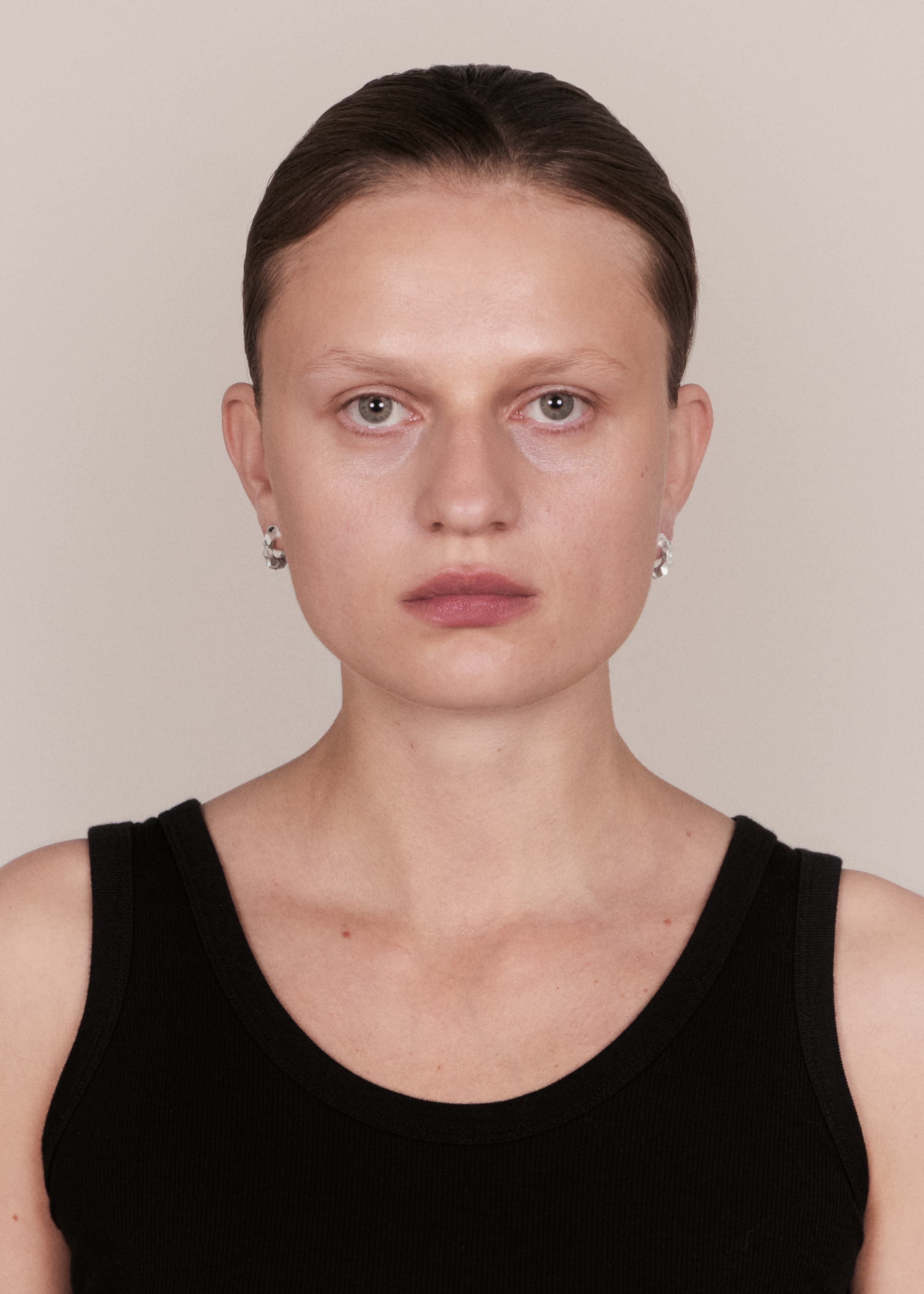 Round earrings medium