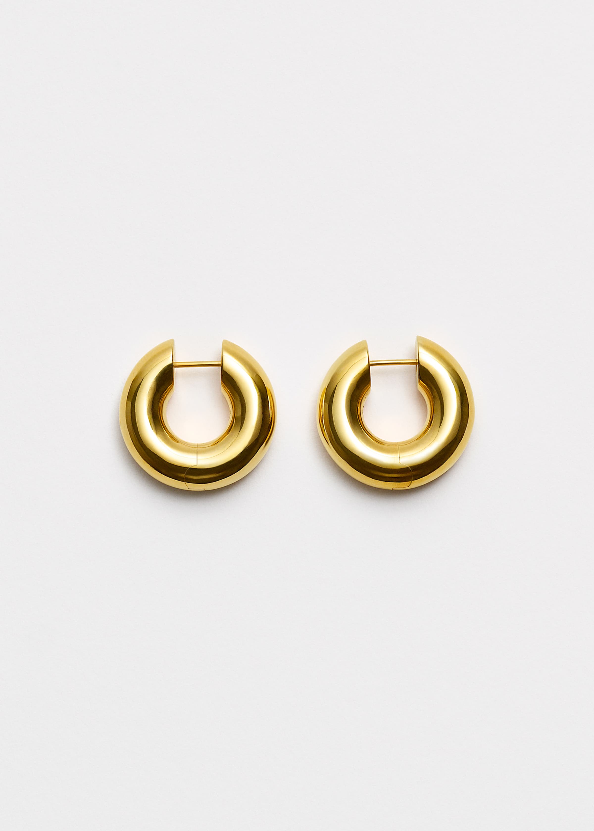 Round earrings large