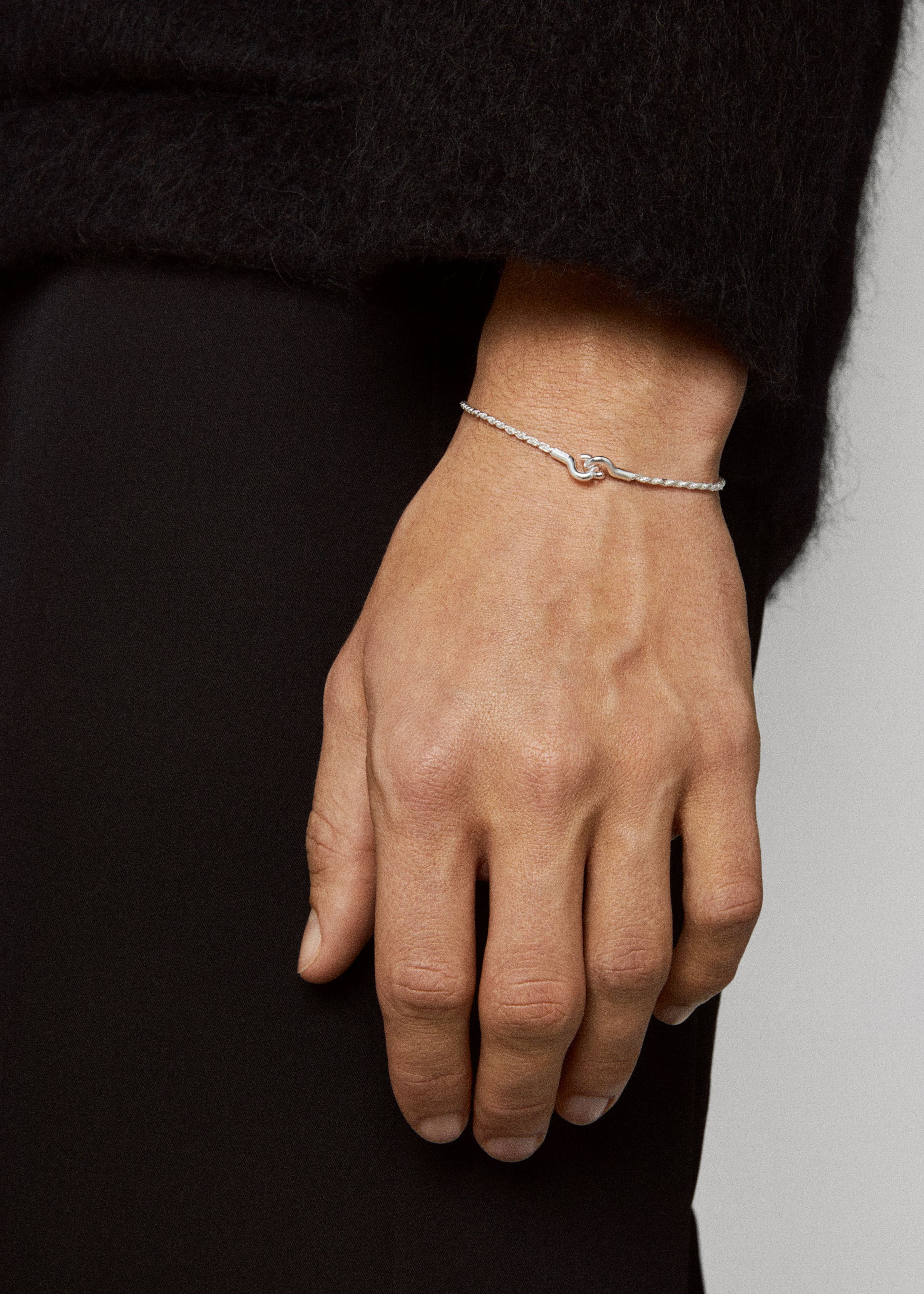 Rope bracelet thin single