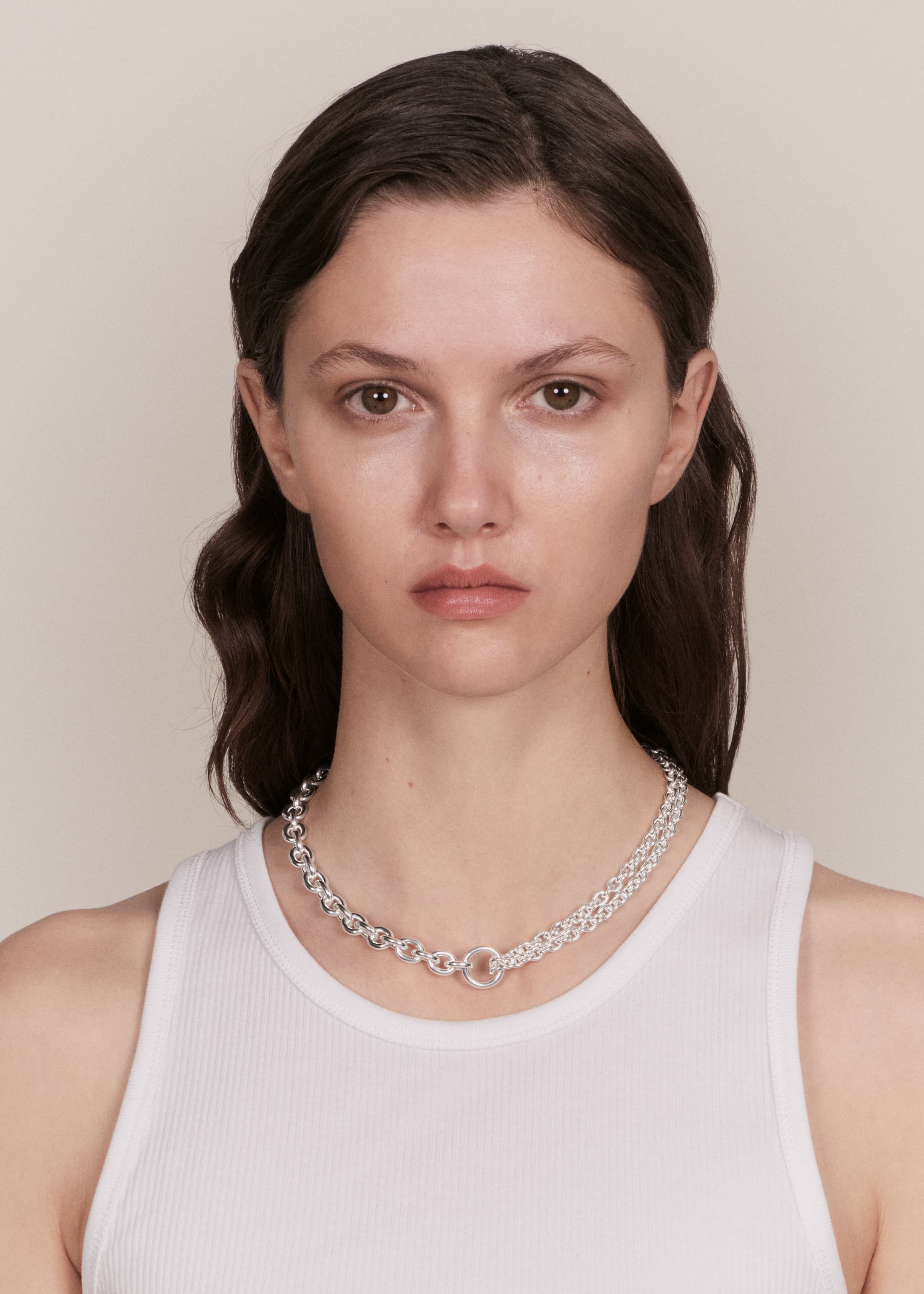 Double necklace thick