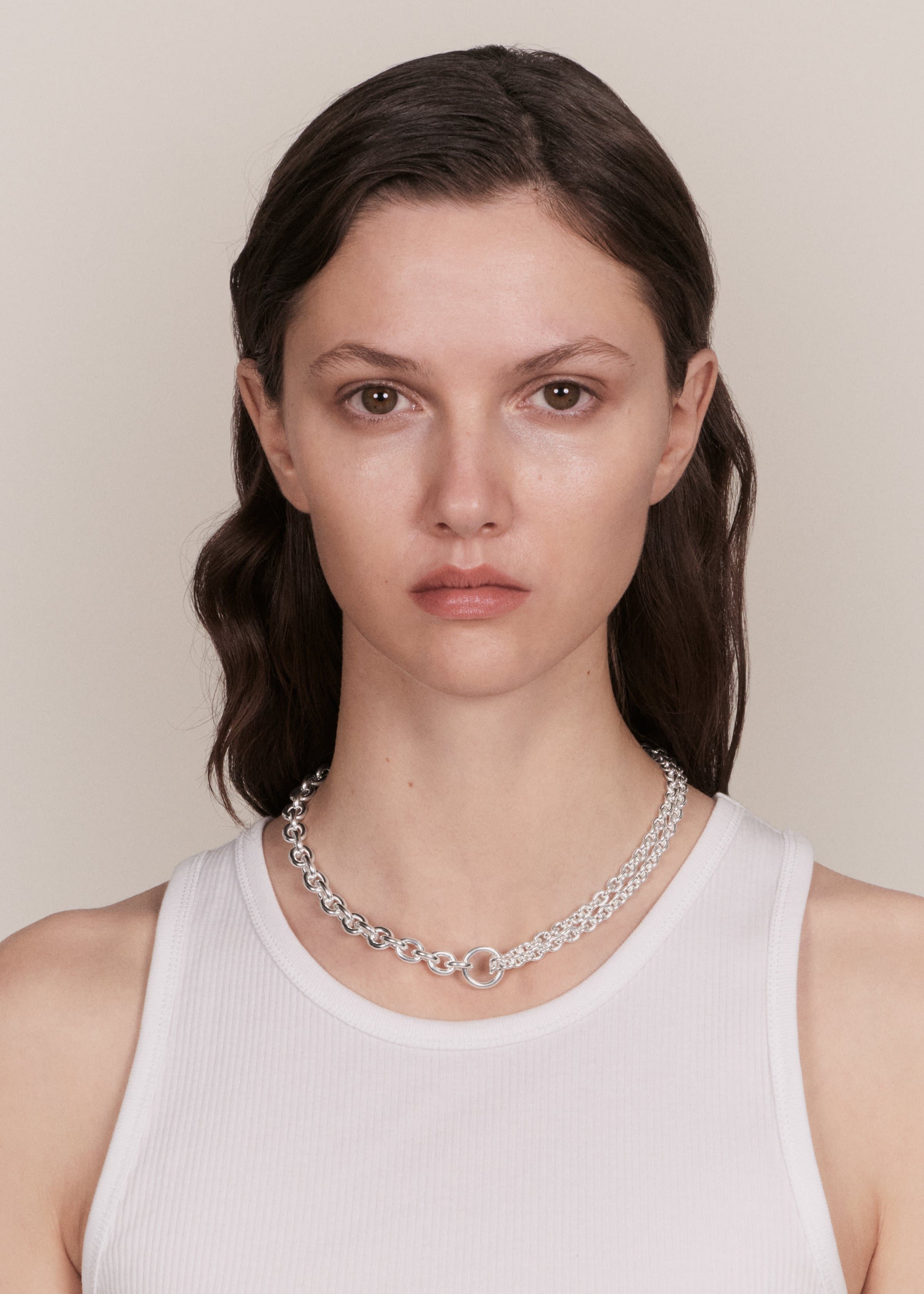 Double necklace thick