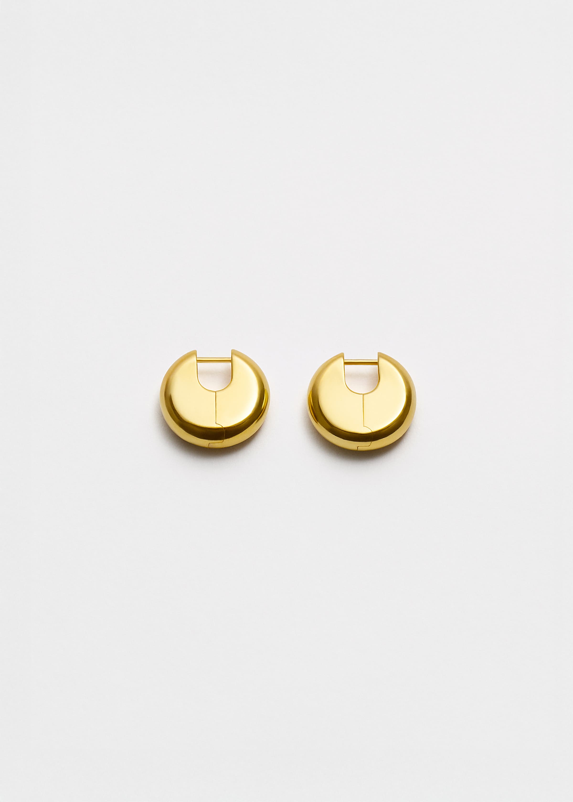 Disc earrings small
