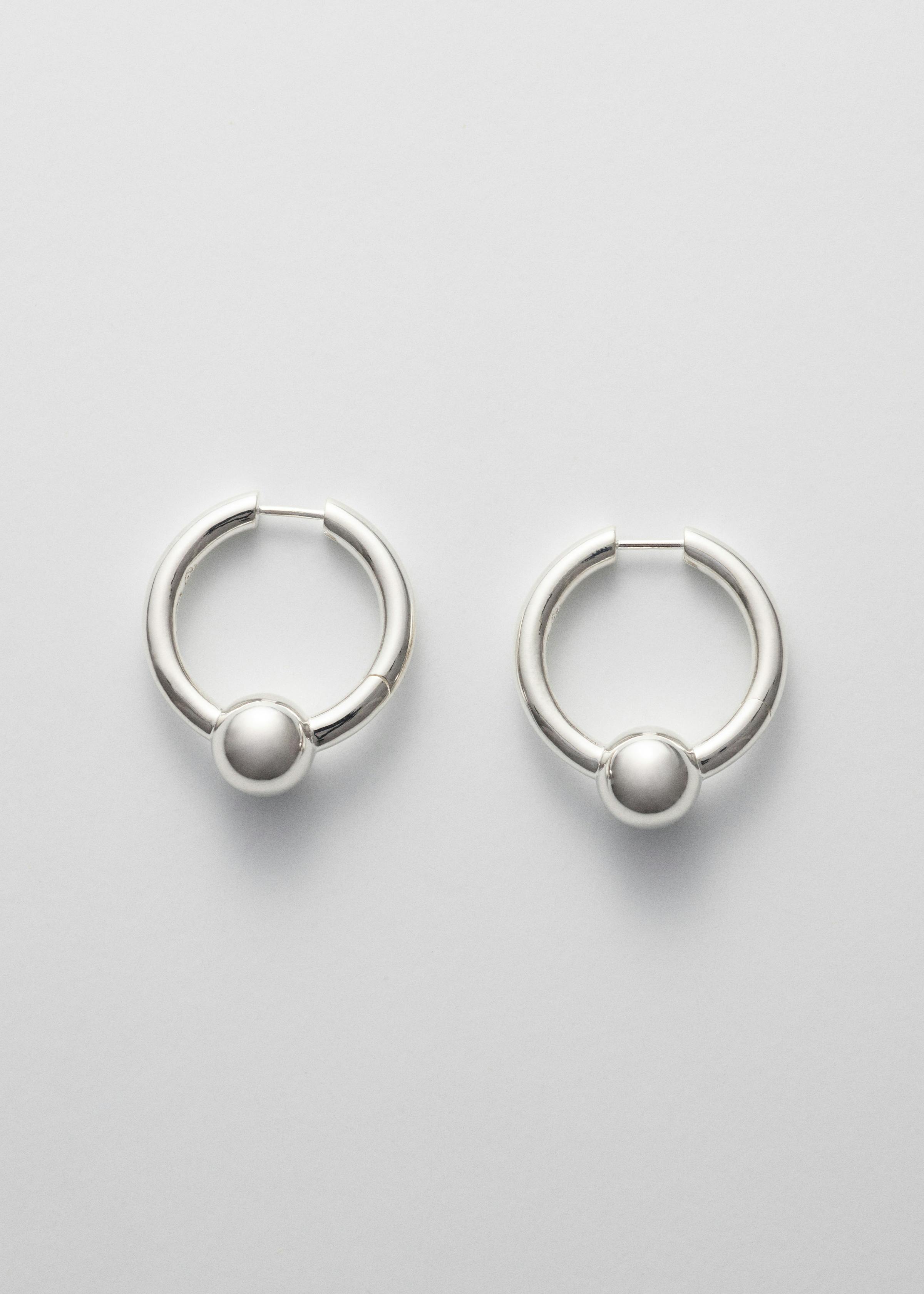 Pearl earrings large
